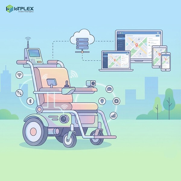 아이오티플렉스 전동휠체어 GPS위치관제시스템 완성 - 뉴스 썸네일 이미지