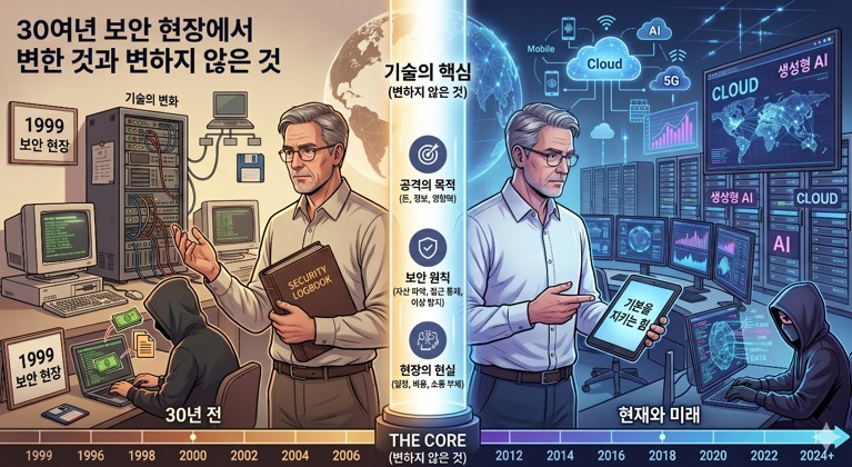 [이혁중 CISO의 현장 보안 인사이트-1] 그들은 변하지 않았다: 30년 보안... - 뉴스 썸네일 이미지