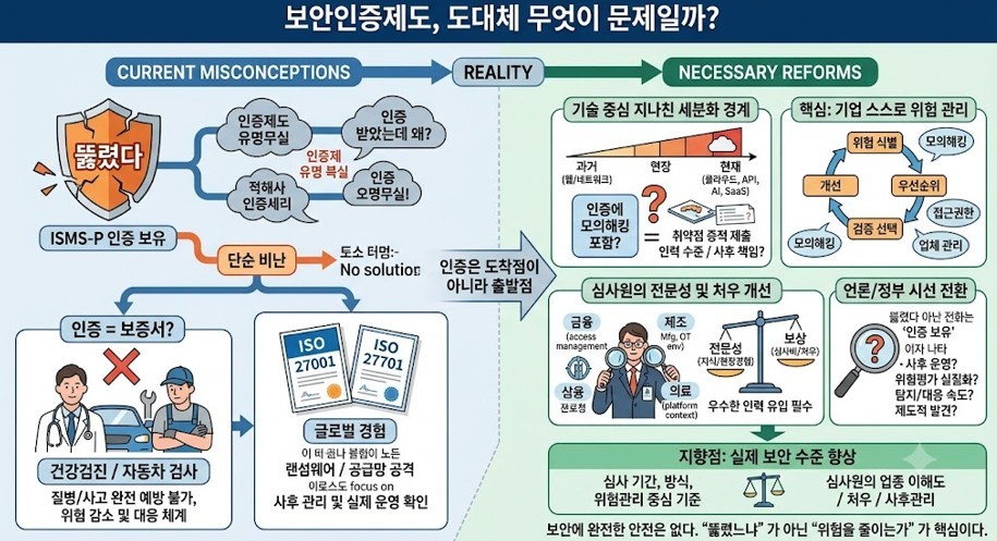 [이혁중 CISO의 현장 보안 인사이트-8]  보안인증제도 도대체 무엇이 문... - 뉴스 썸네일 이미지